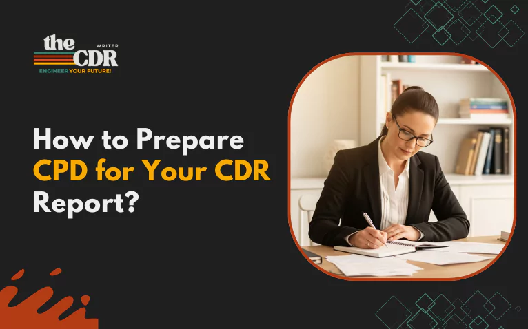 Woman writing notes for CPD section illustrating how to prepare CPD for your CDR
