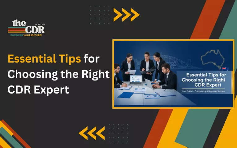 Key tips for selecting a CDR expert, emphasizing crucial factors to ensure the best choice for your needs.