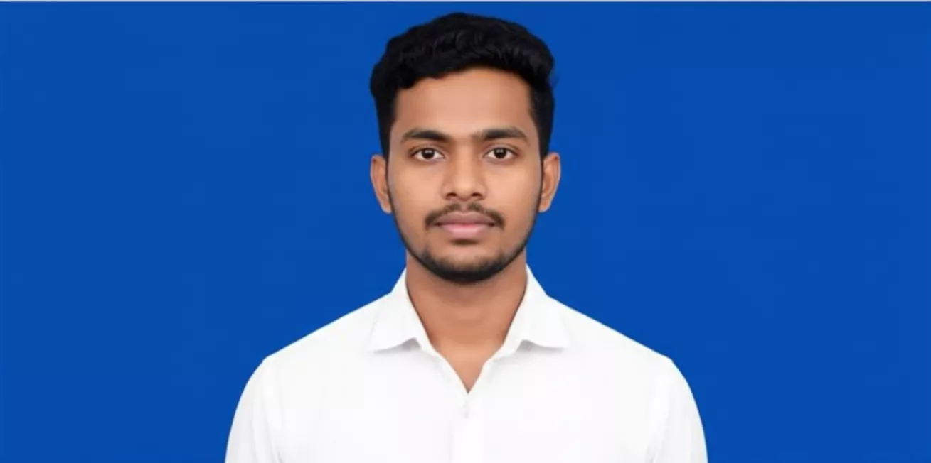 Arjun K., B.Tech in Environmental Engineering