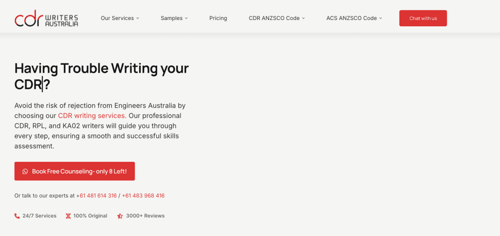 CDR Writers Australia – Creative & Technical Prowess