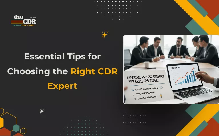 Key tips for selecting a CDR expert, emphasizing crucial factors to ensure the best choice for your needs.