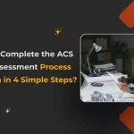 Professional reviewing documents for the ACS RPL Assessment Process Australia step-by-step guide
